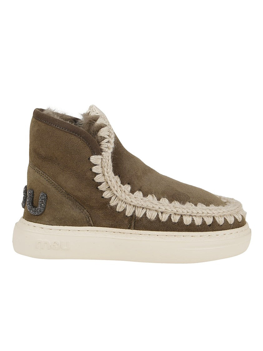 Mou Eskimo Sneakers With Plush Sheepskin Lining