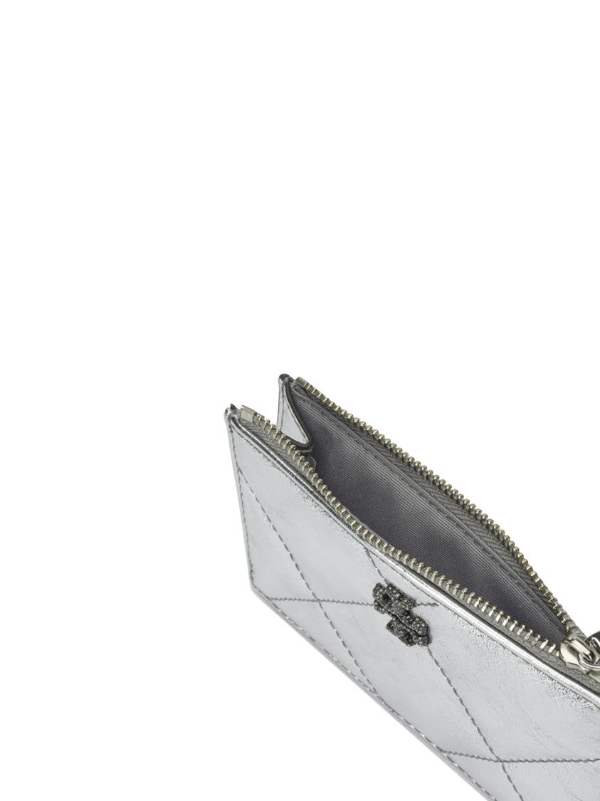 Tory Burch Quilted Metallic Leather Wallet