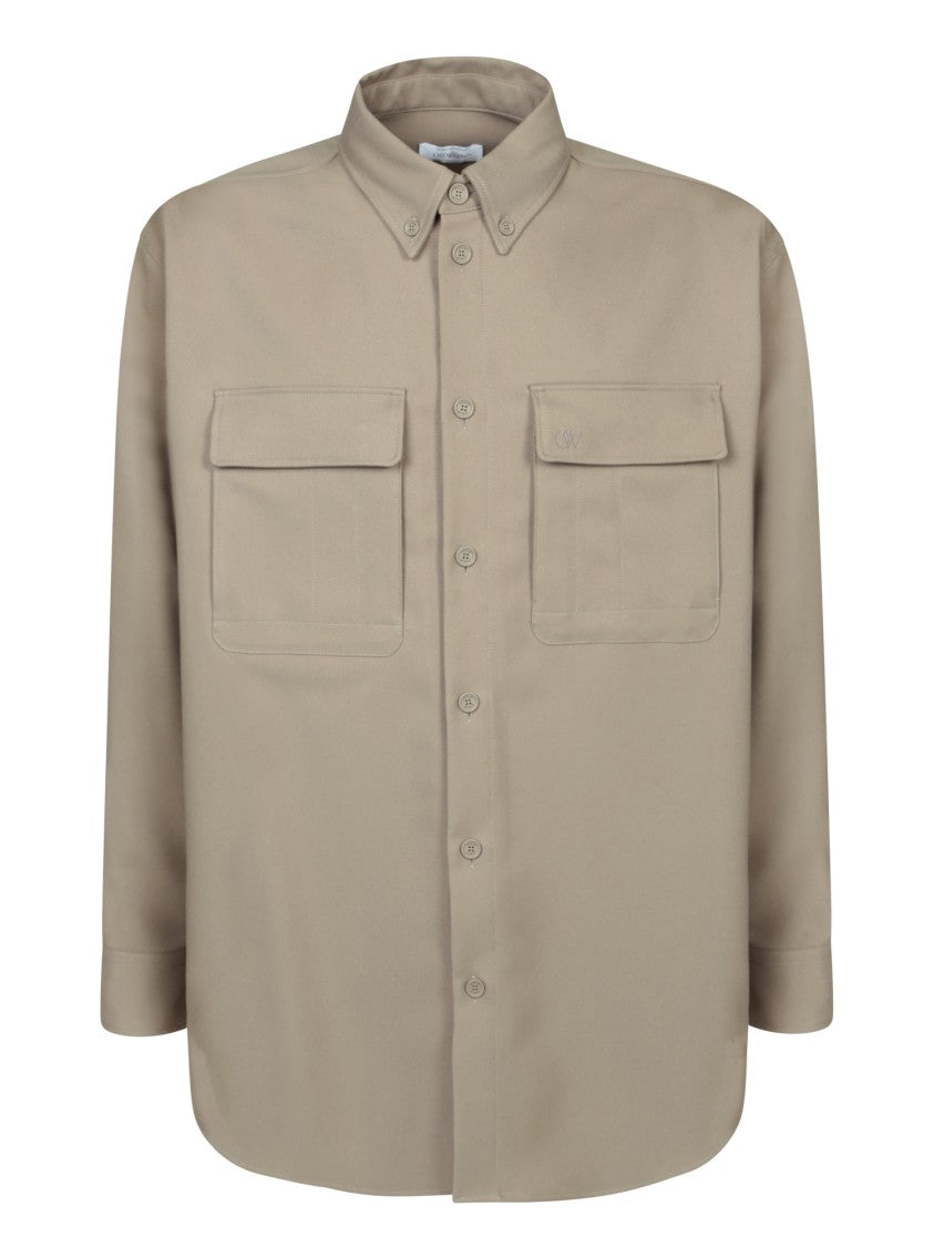 Off-White Beige Stylish Layering Jacket