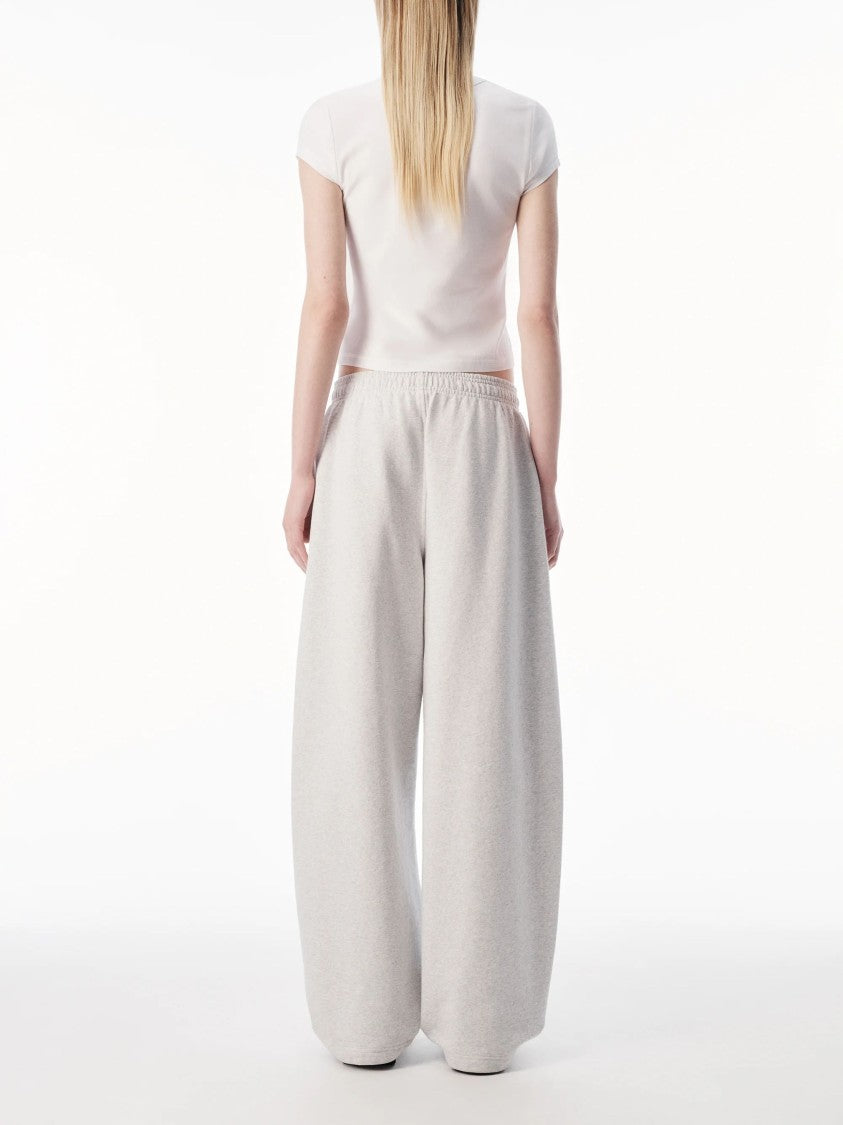 Alexander Wang White Crystal Logo Cotton T-Shirt