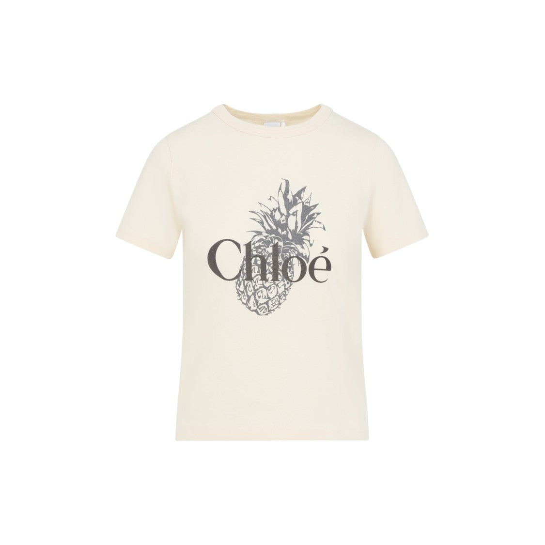 Chloé Relaxed Fit Graphic Pineapple Print T-Shirt