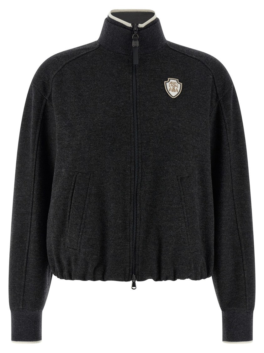 Brunello Cucinelli Heraldic Coat Of Arms Sweatshirt