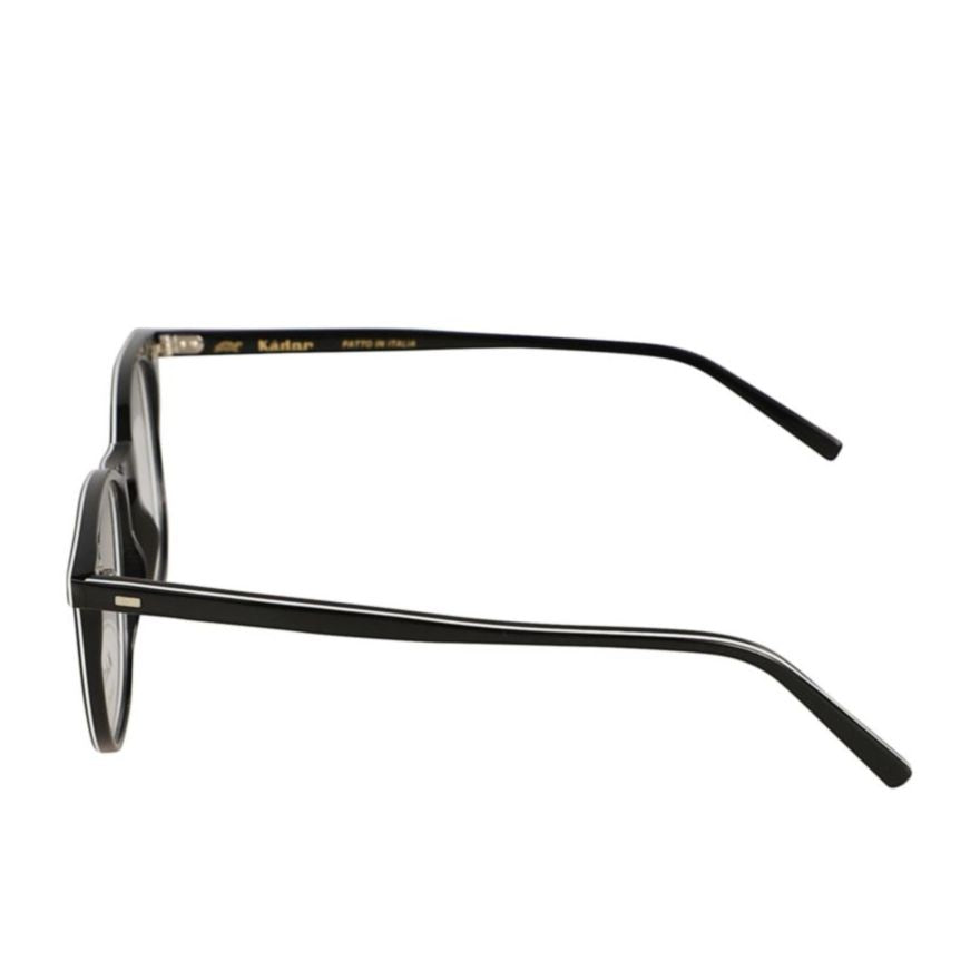Kador Simple Rounded Square Frame Eyeglasses With Glossy Finish