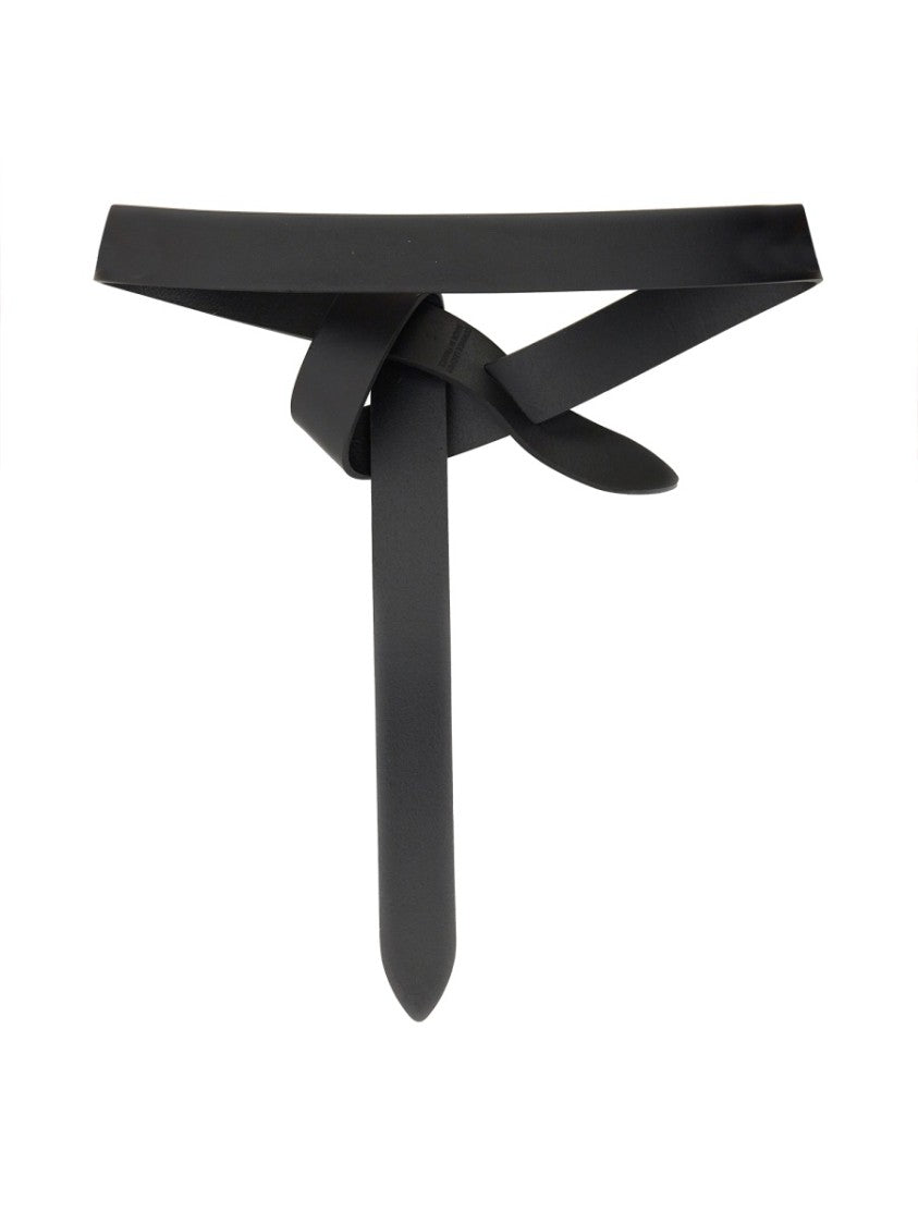 Isabel Marant Lecce Narrow Knot Cow Leather Belt