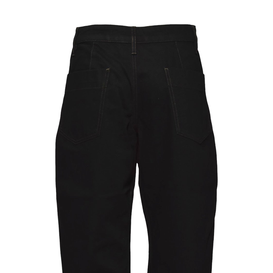 Lemaire Lemaire Twisted Black Denim Trousers