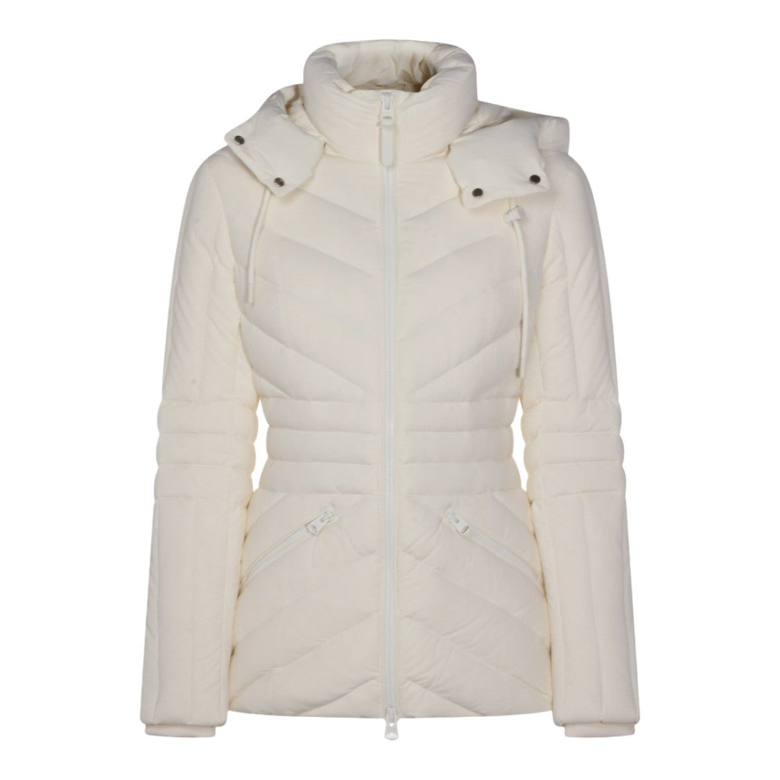 Mackage Chevron Quilted Cream Down Jacket