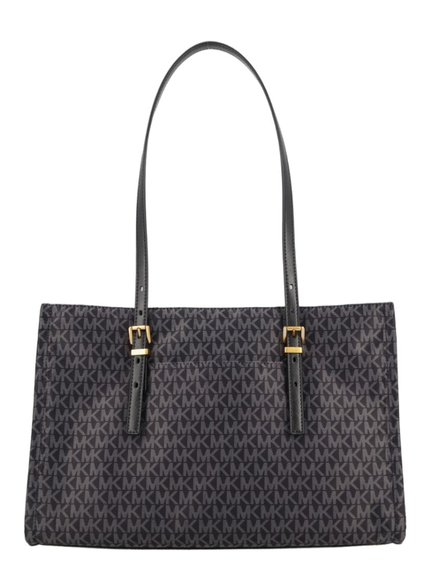 Michael Michael Kors Medium Tote Bag With Monogram Pattern And Adjustable Straps