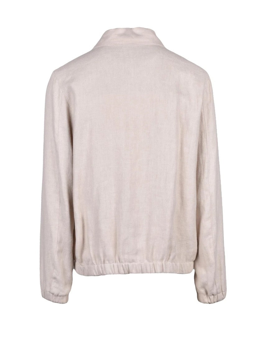 Eleventy Beige Linen Jacket