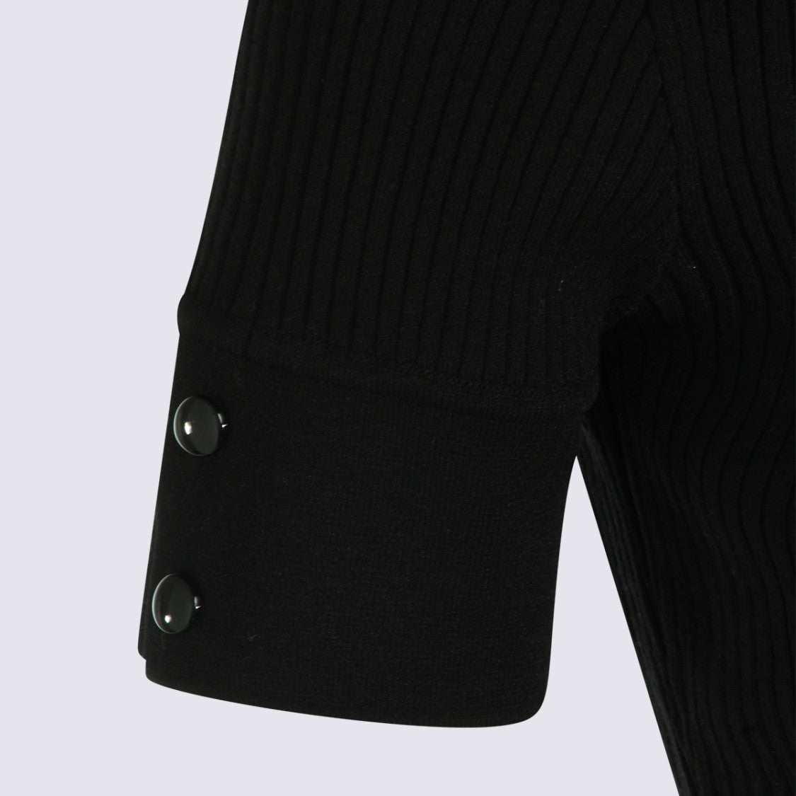 Courrèges Fitted Short-Sleeve Polo Shirt With Ribbed Texture And Button Placket