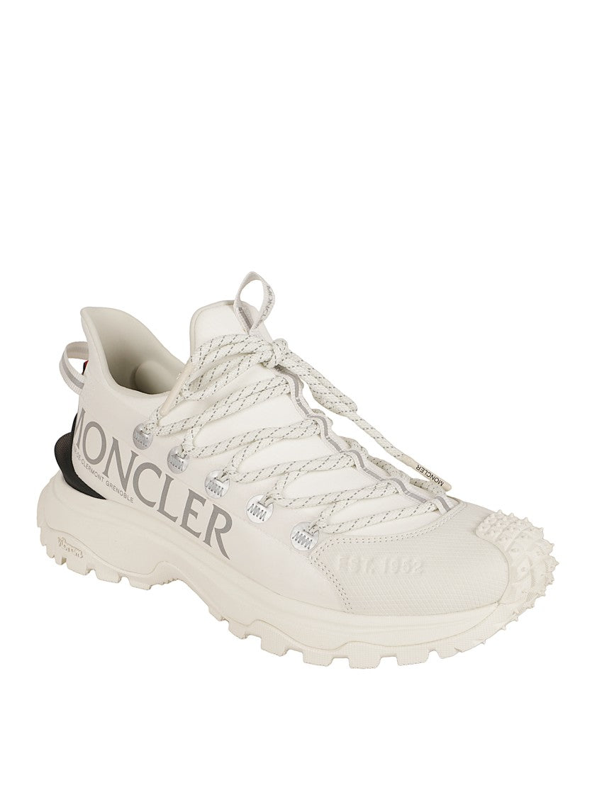 Moncler White Performance Sneakers With Tpu Spoiler