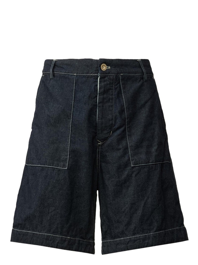 C.P. Company Dark Blue Denim Shorts