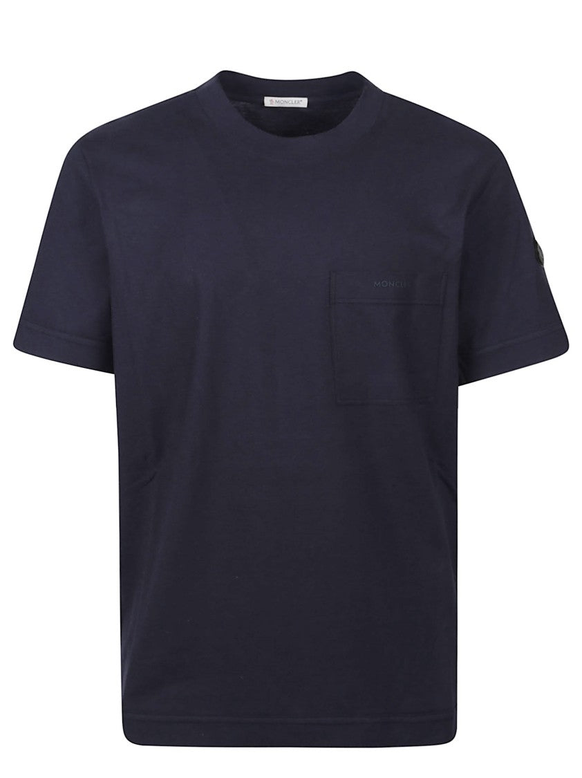 Moncler Relaxed-Fit Chest-Pocket Cotton T-Shirt