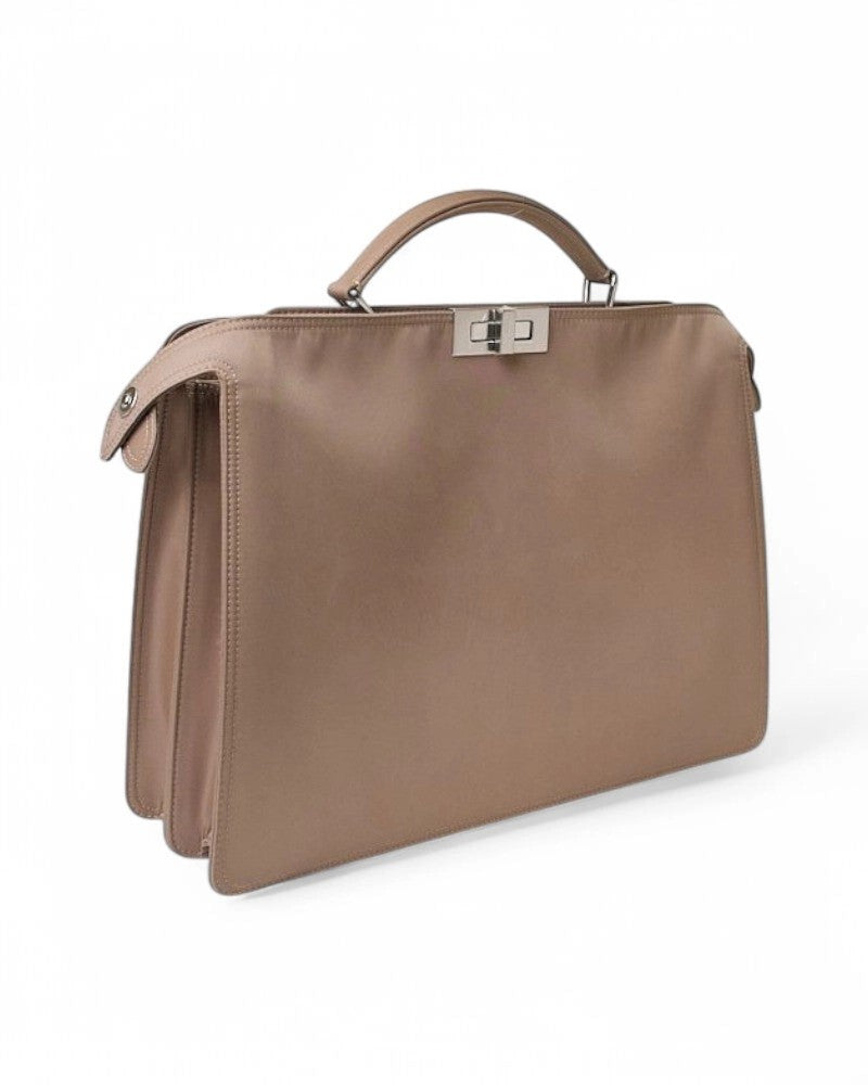 Fendi Peekaboo Iseeu Medium Nylon Beige