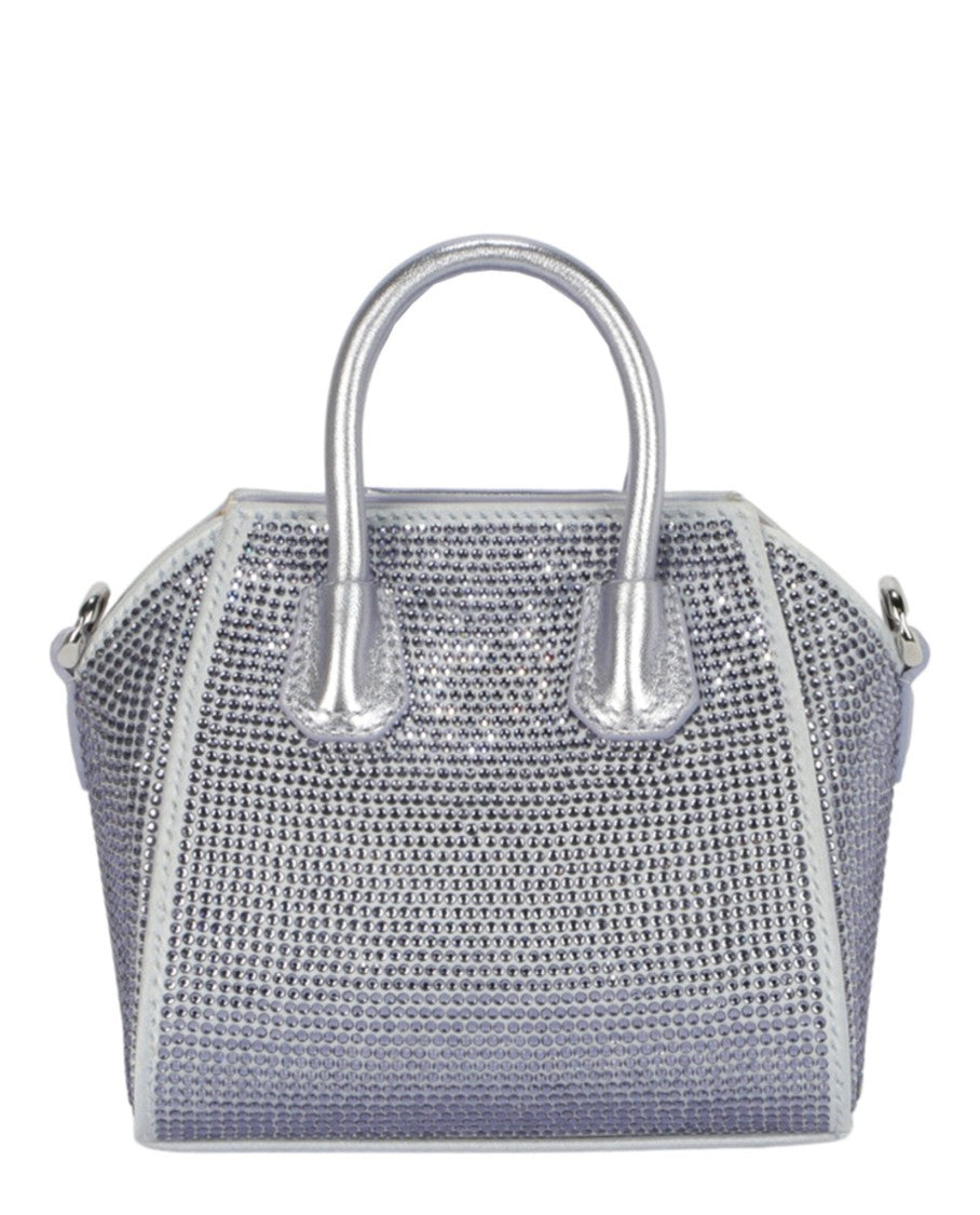 Givenchy Micro Anitgona Bag In Satin With Strass