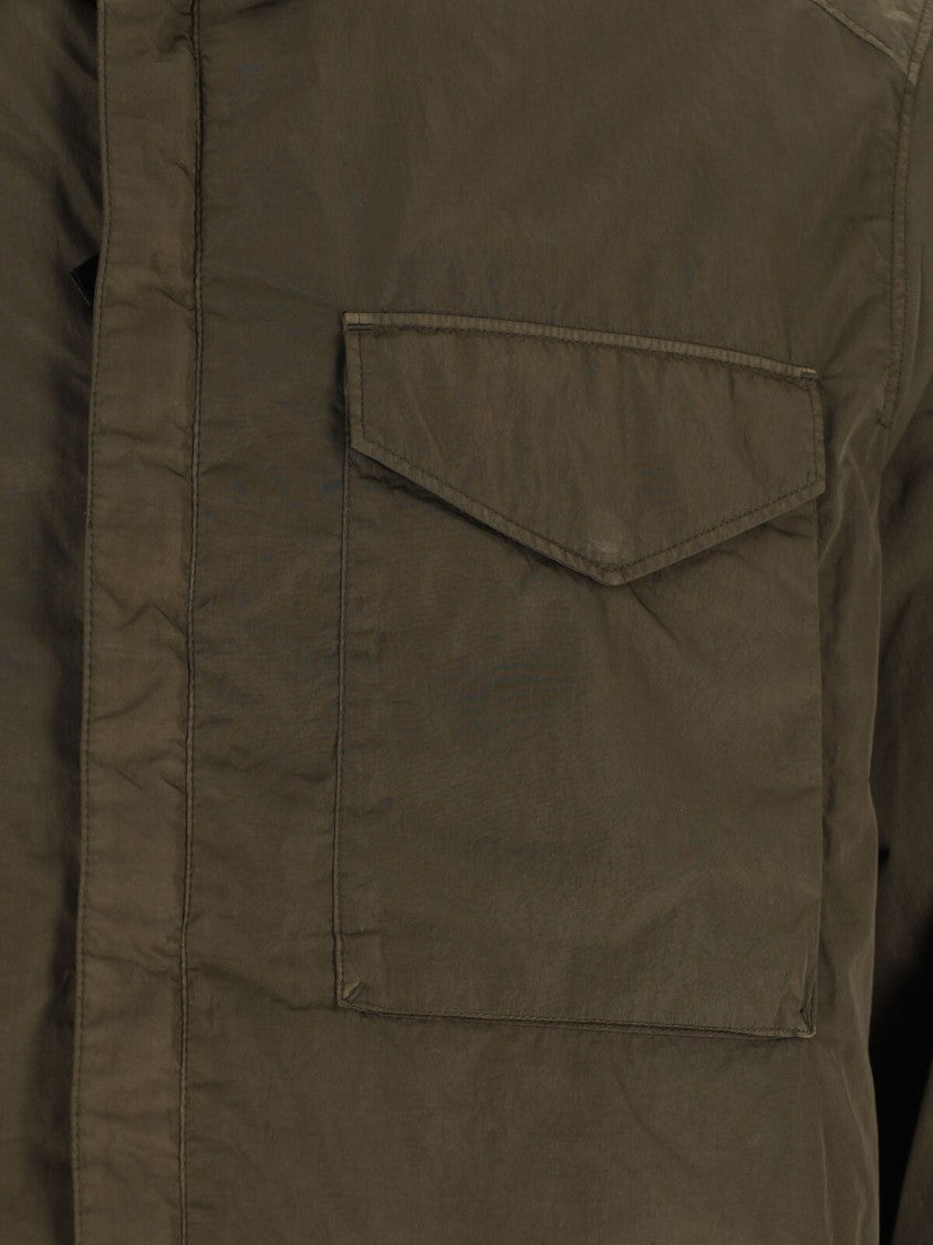 C.P. Company Logo Shirt Jacket – Green