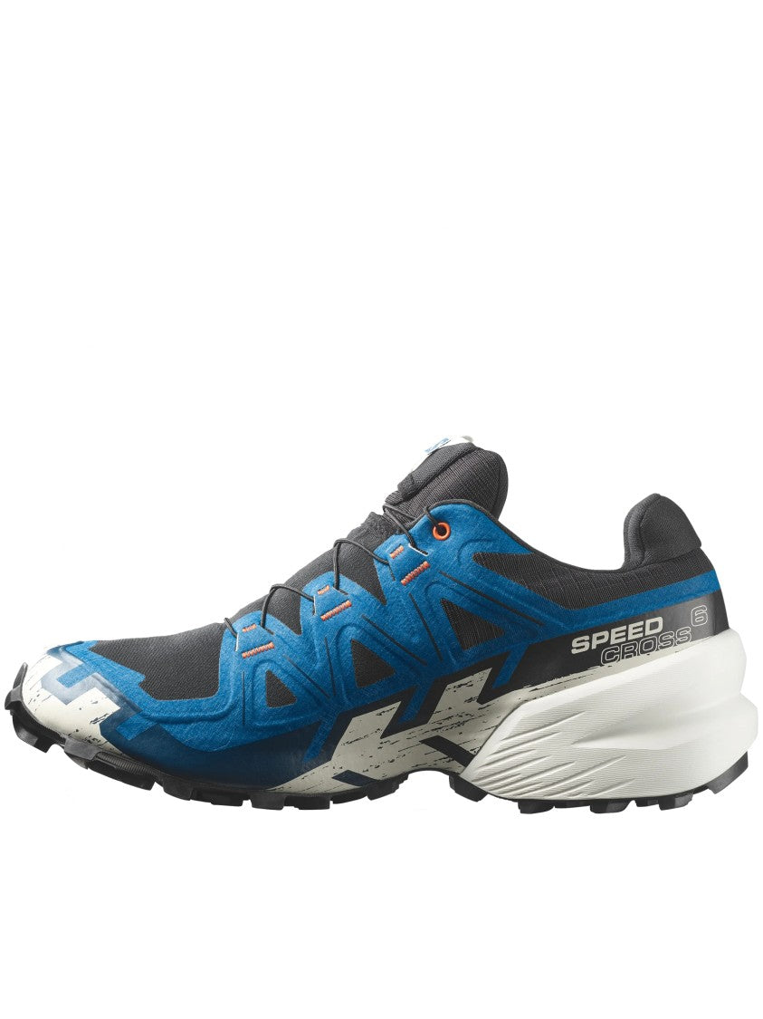Salomon Trail Running Sneakers With Rugged Design And Vibrant Overlays
