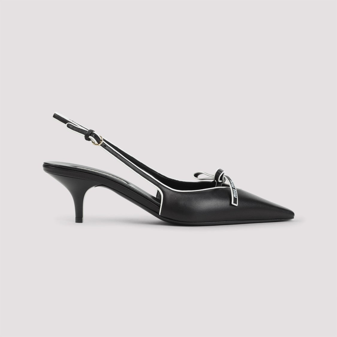 Miu Miu Pointed Toe Slingback Pumps