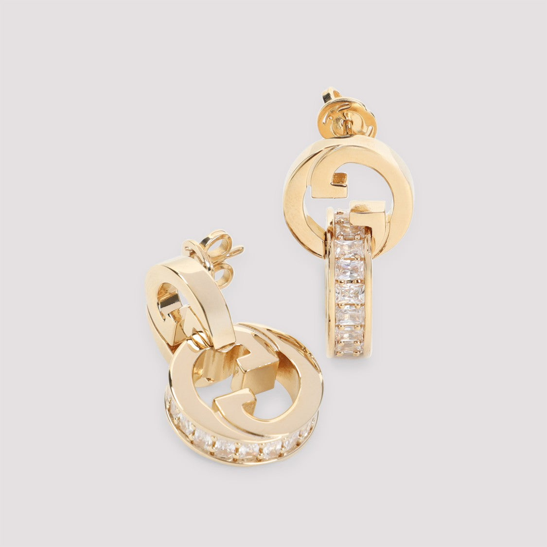 Gucci White Metal Blondie Earrings