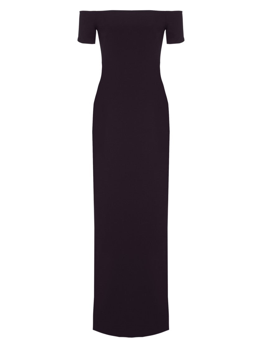 Solace London Nile Maxi Dress With Off-Shoulder Design And Rear Zip Fastening
