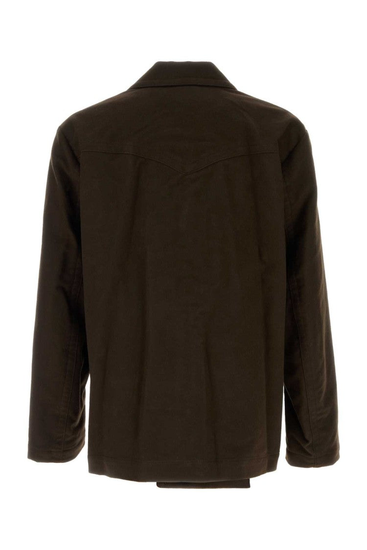 Namacheko Brown Cotton Moleskin Blazer