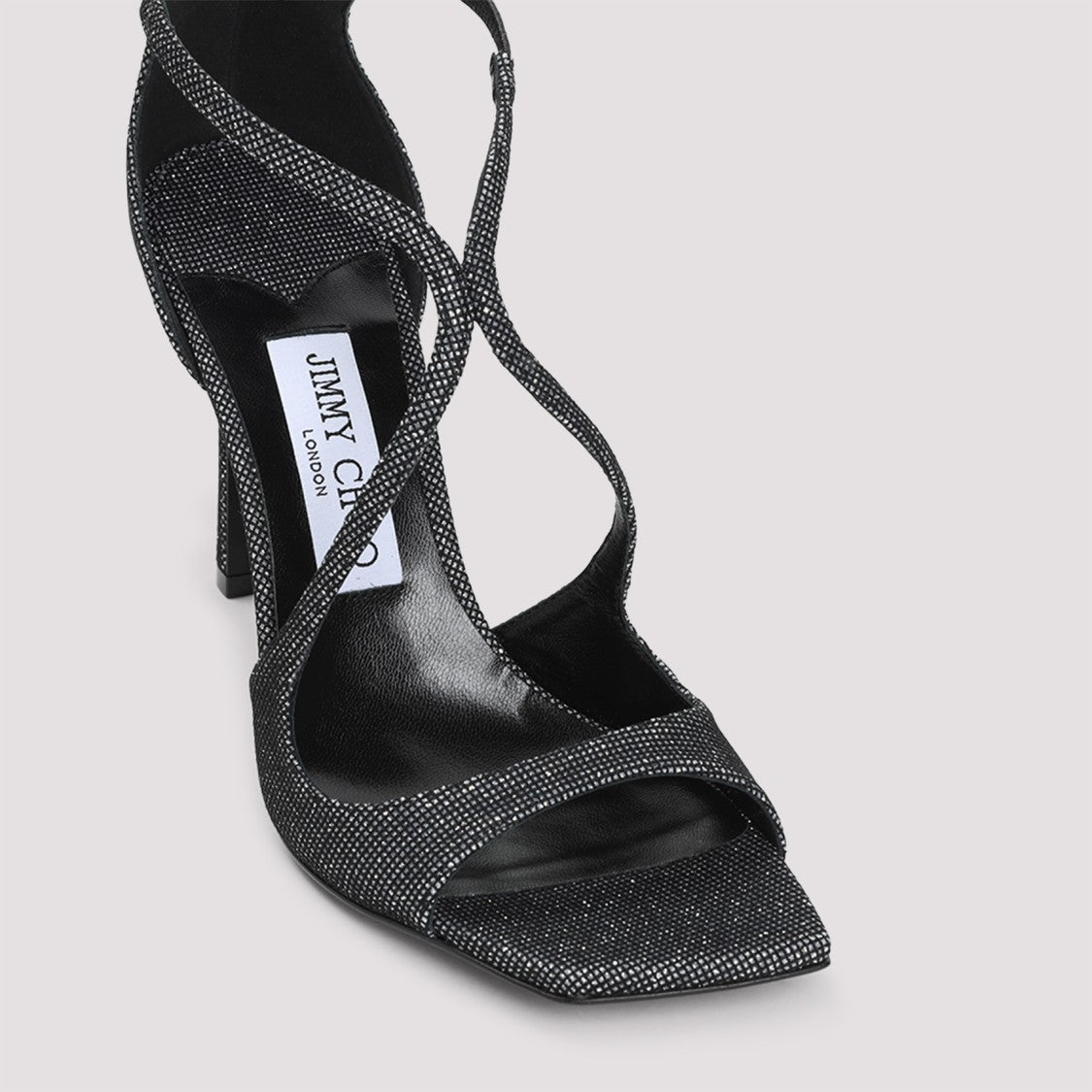 Jimmy Choo Black Mesh Sandals