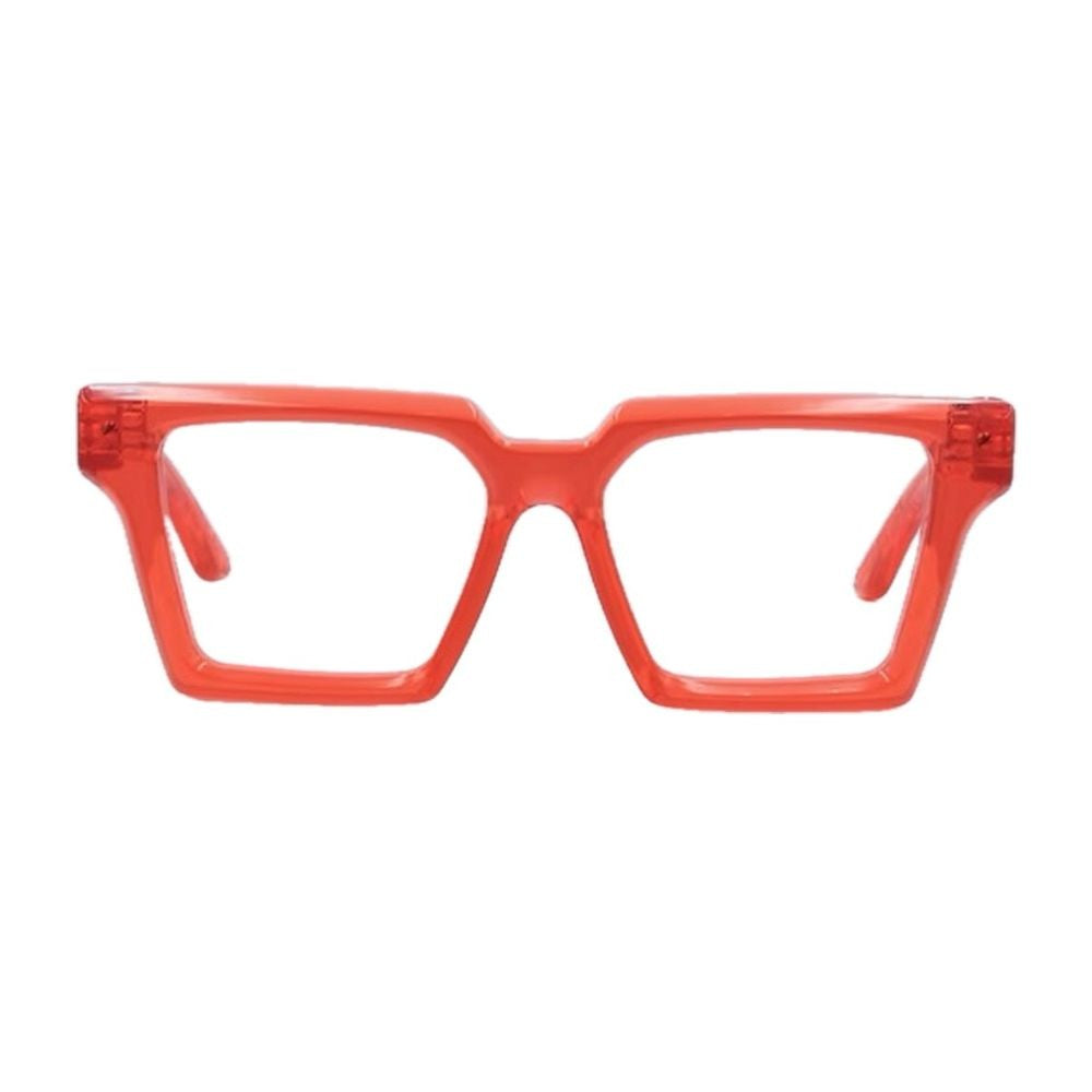 Panetti Eyewear Krystal Flash Transparent Red Acrylic Sunglasses
