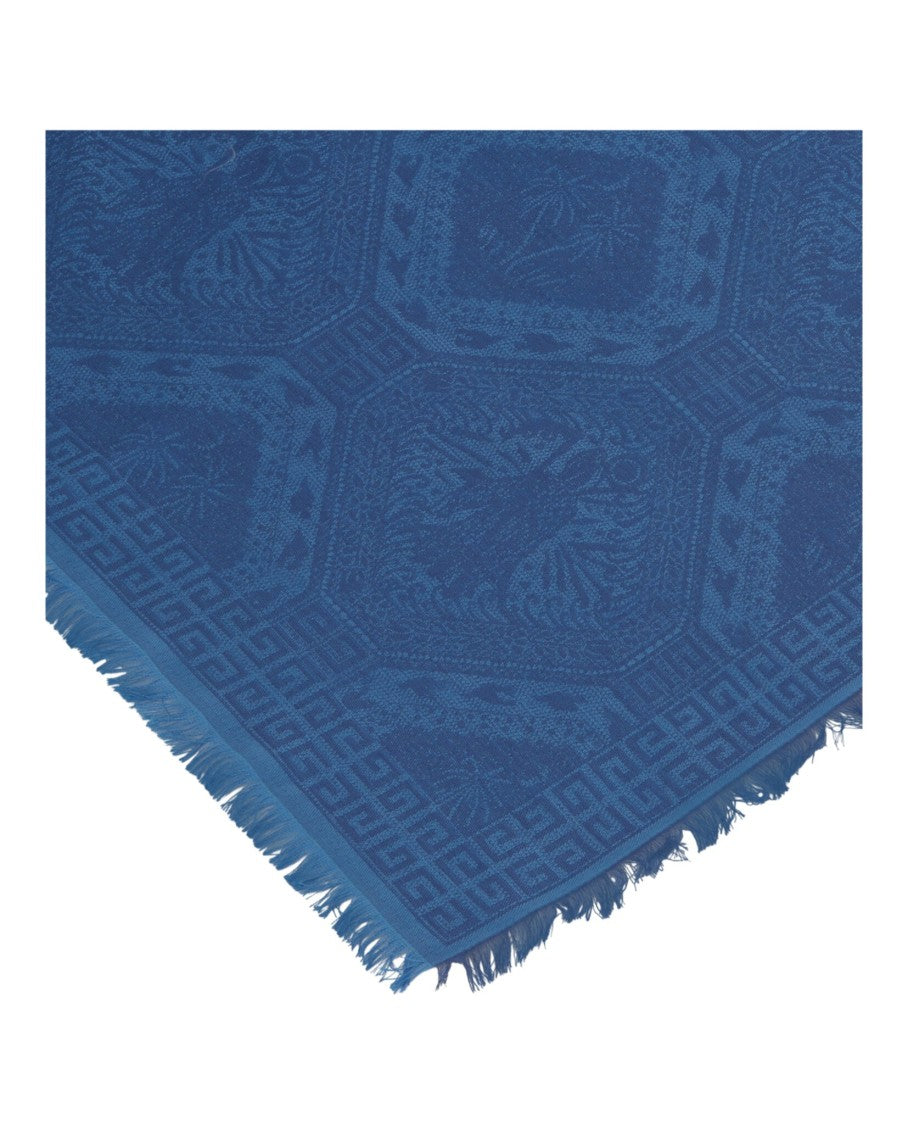 Givenchy Patchwork Silk Blend Woven Shawl