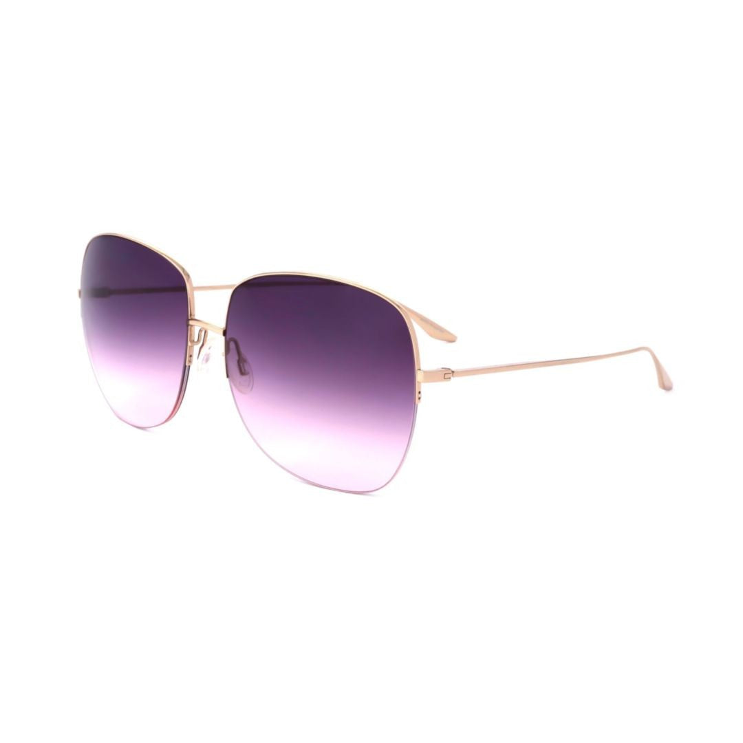 Barton Perreira Bp0055 620Vf Large Square Gradient-Tinted Sunglasses With Slim Metal Frame