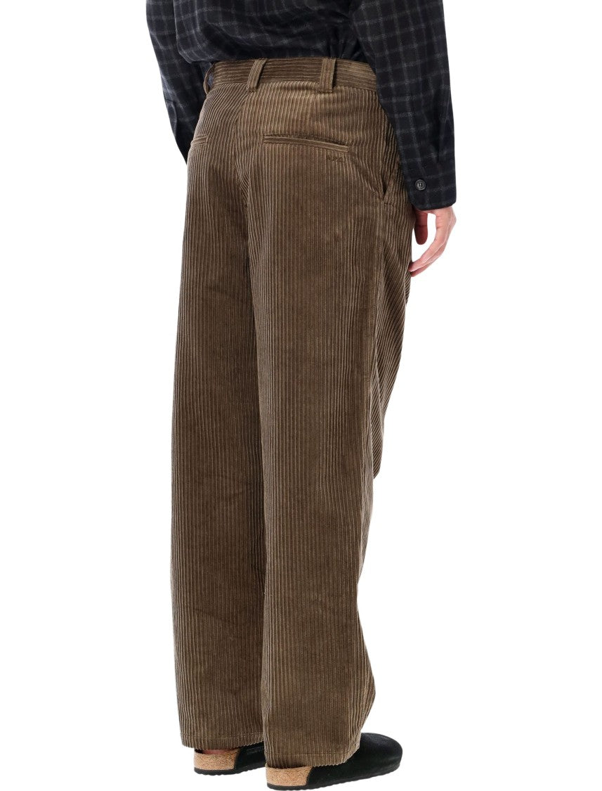 A.P.C. Double Pleated Corduroy Pants With Tailored Finish