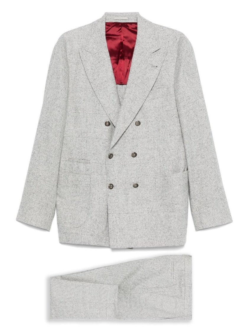 Brunello Cucinelli Double-Breasted Tailored Suit