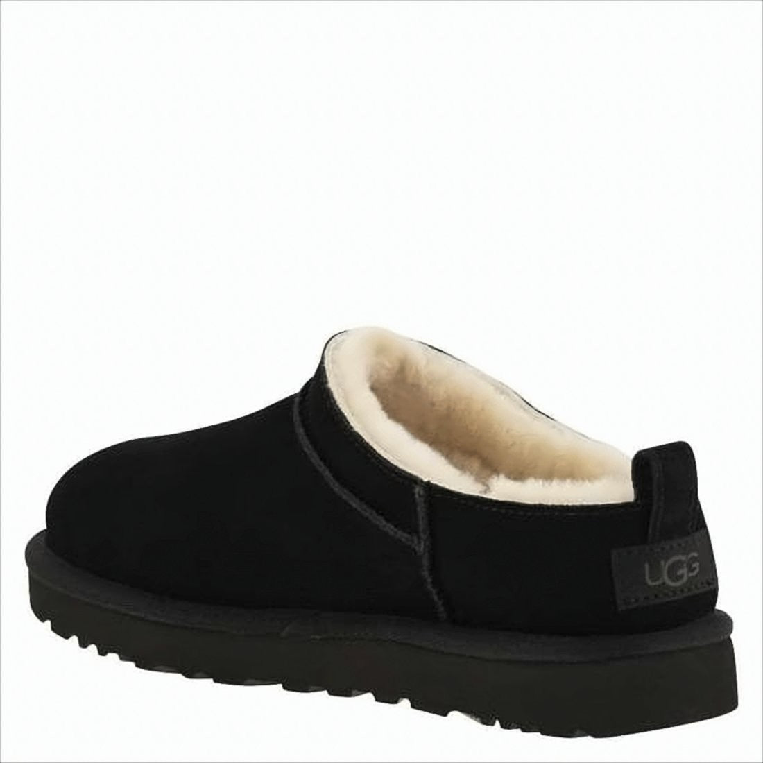 Ugg Suede Slip-On Mules With Plush Wool Lining
