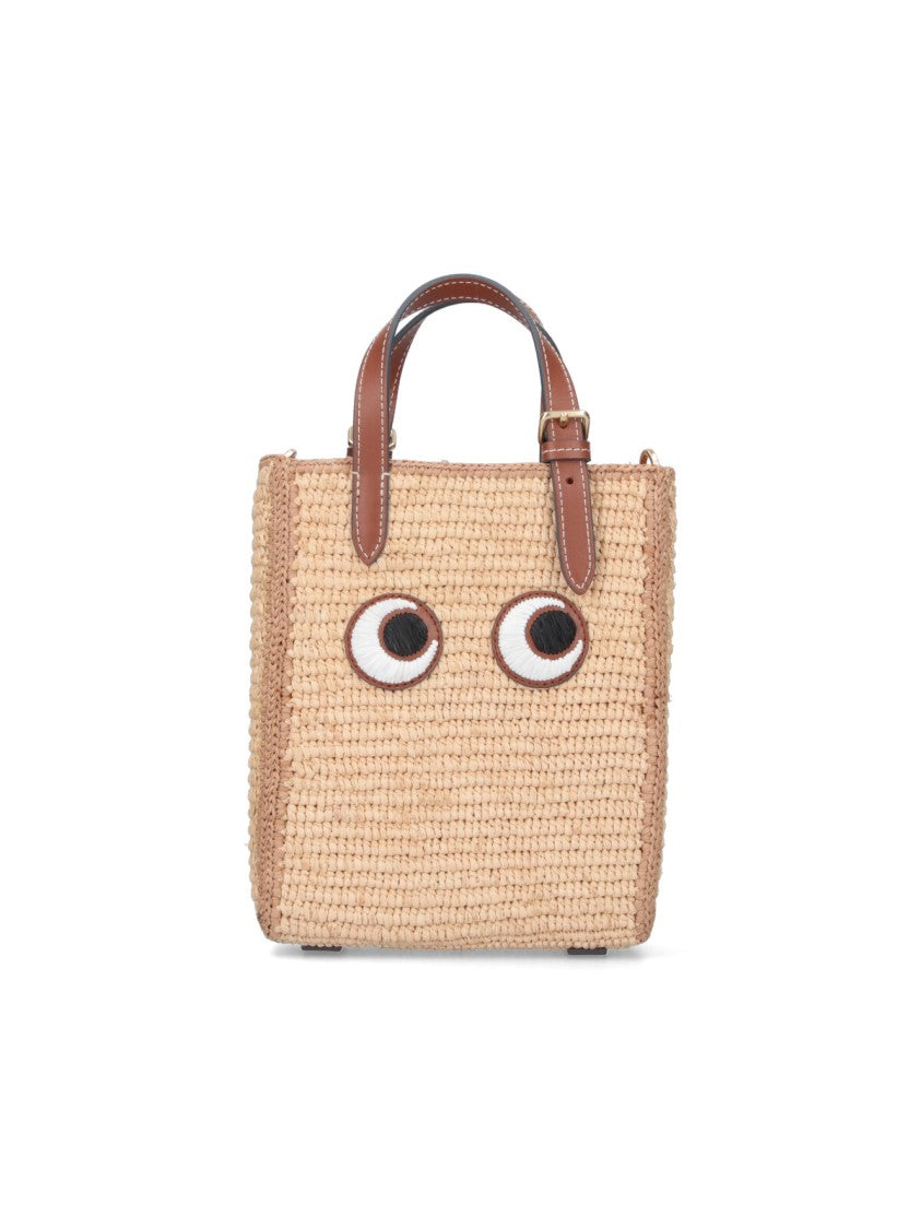 Anya Hindmarch "N/S Eyes" Tote Bag – Cream