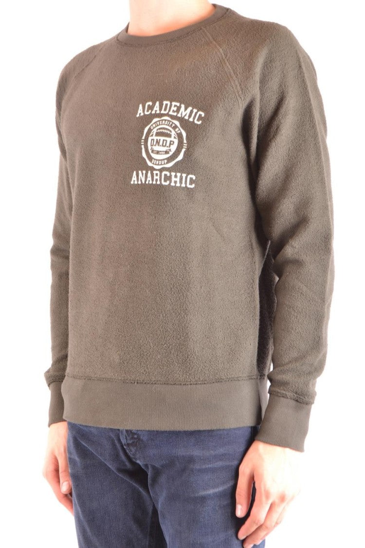 Dondup Multicolor Cotton Sweatshirt With Graphic Emblem