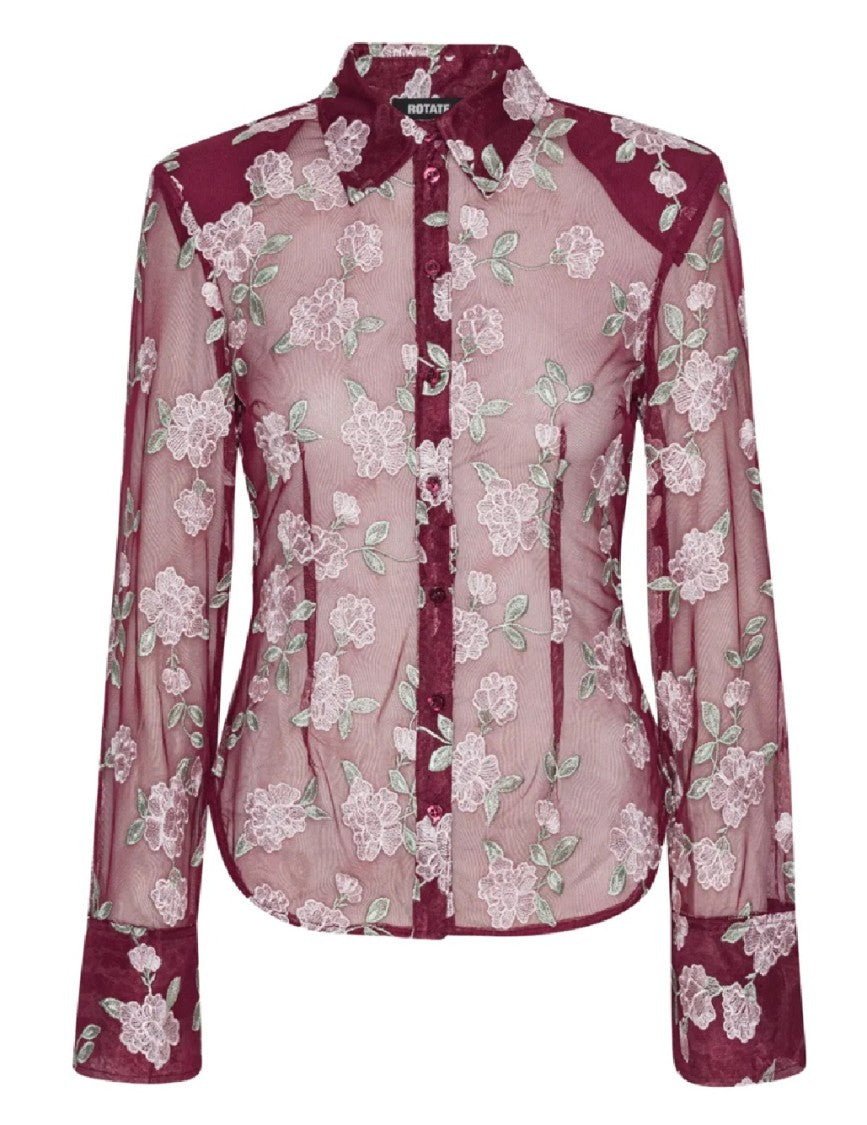 Rotate Mesh Fitted Shirt