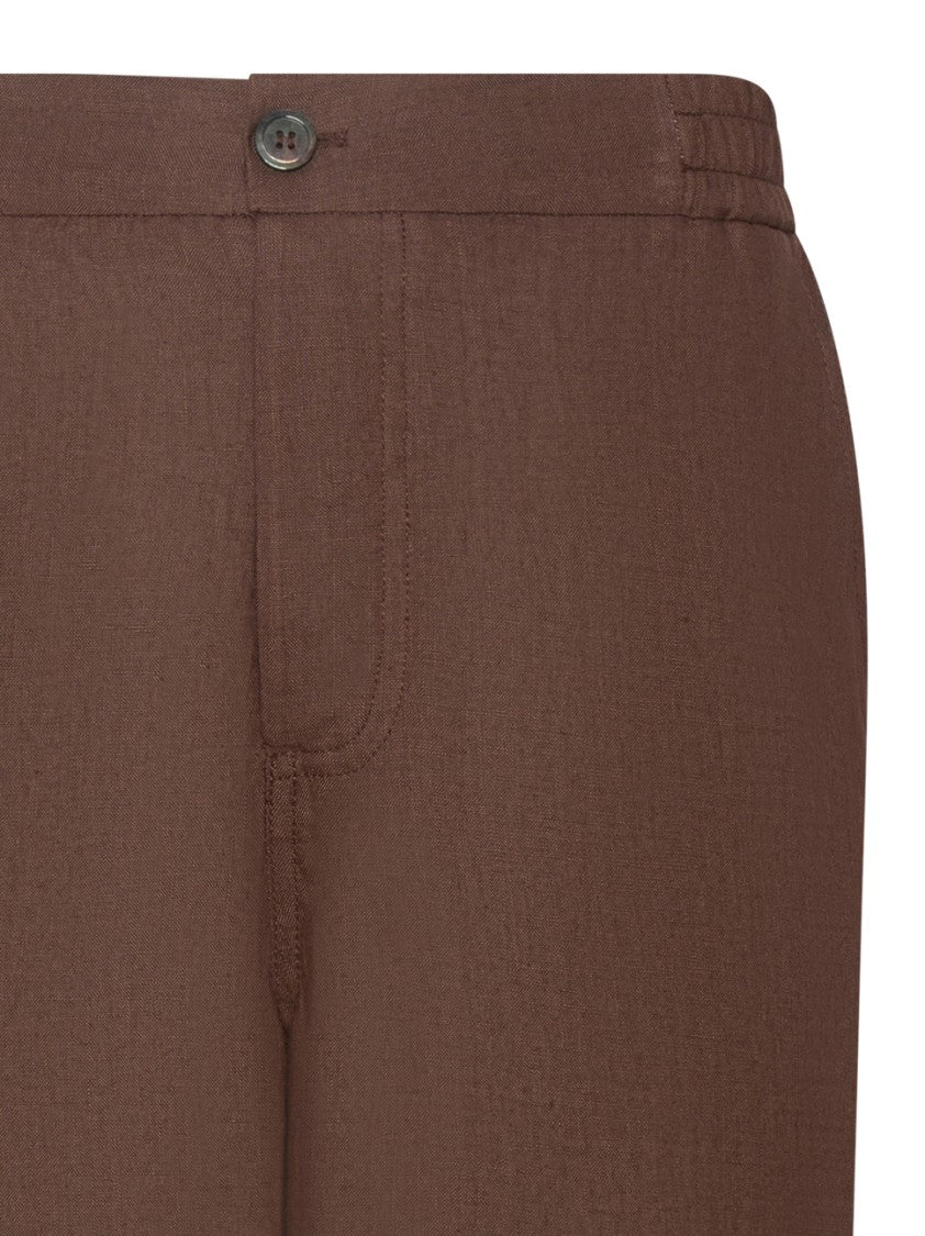Franzese Collection Bermuda Shorts In Lightweight Irish Linen