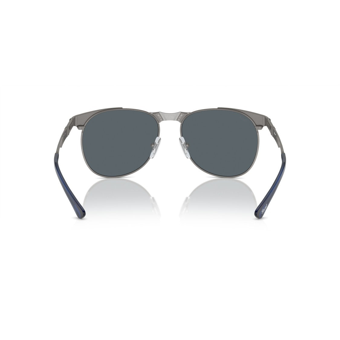 Persol 0Po1016s Sleek Metal Aviator Sunglasses With Dark Lenses