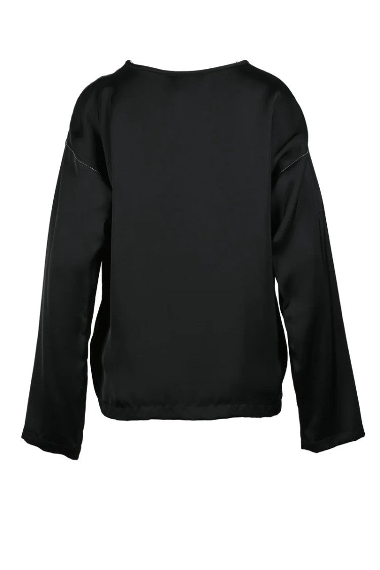 Fabiana Filippi Viscose Blouse - Black