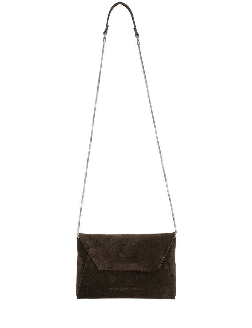 Brunello Cucinelli Refined Suede Clutch Bag