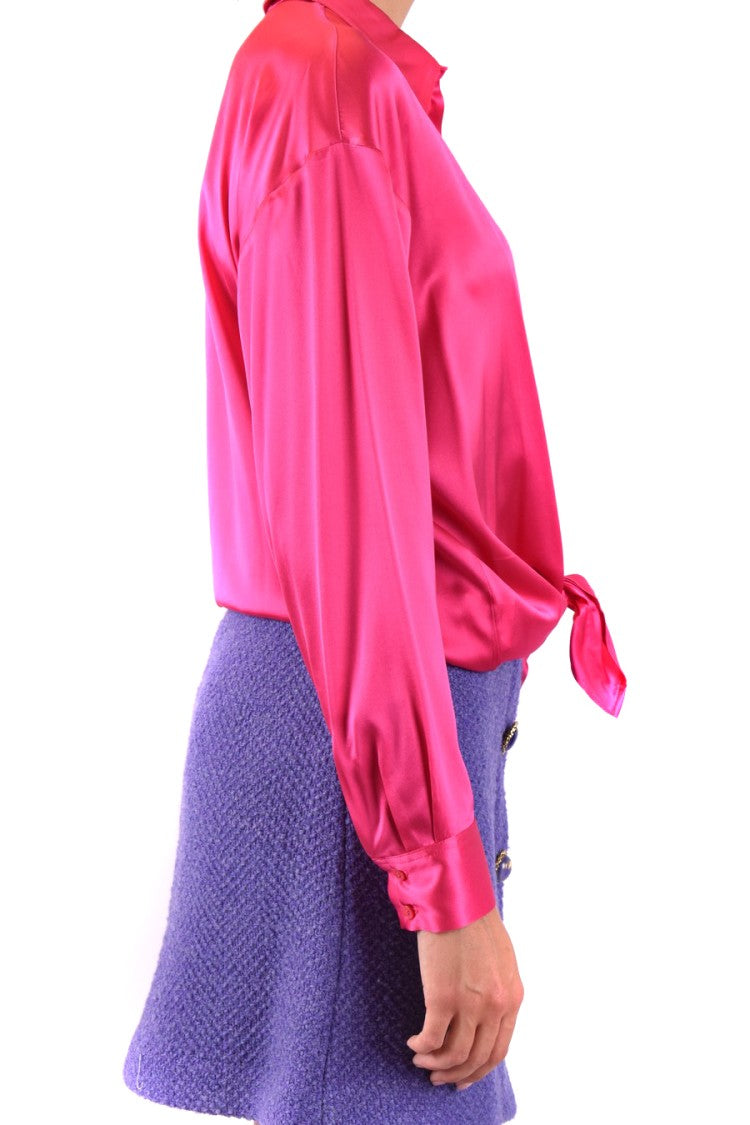 Pinko Silk Blend Fuchsia Shirt