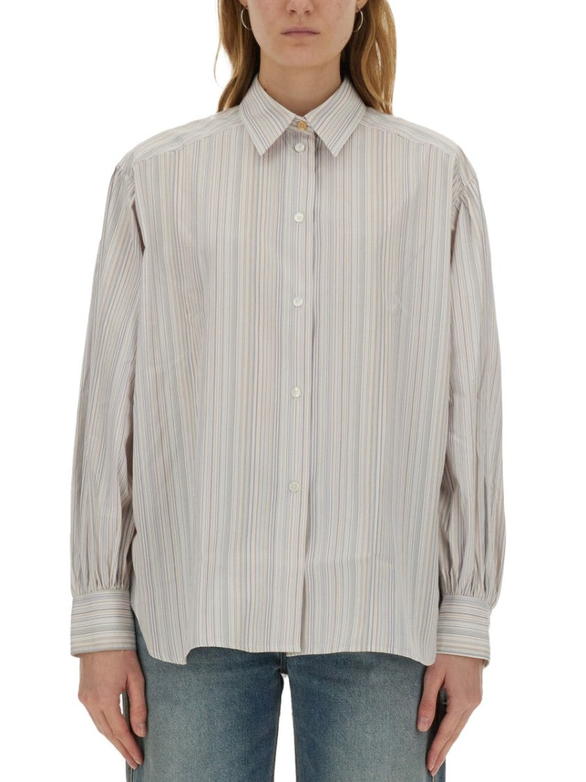 Paul Smith Relaxed Fit Cotton Striped Shirt