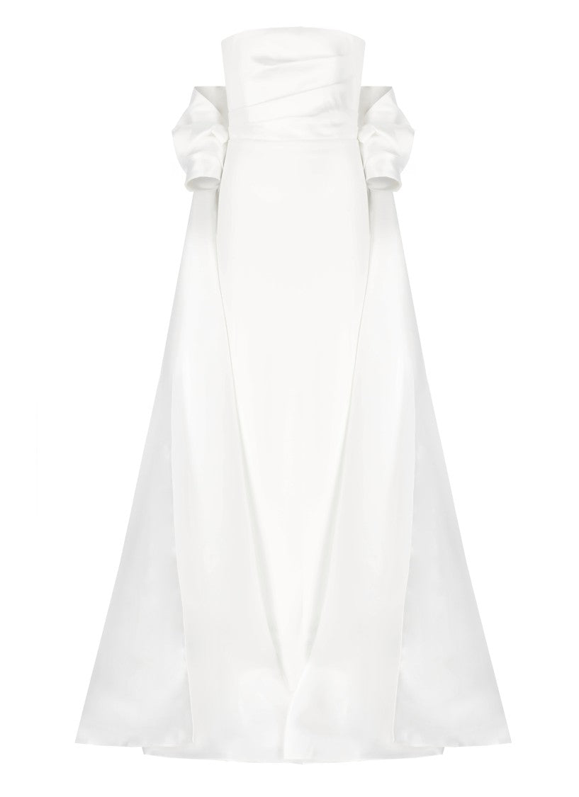 Solace London White Vera Maxi Dress