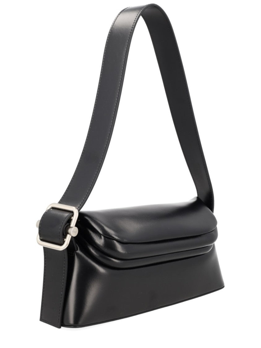 Osoi Black Cow Leather Shoulder Bag