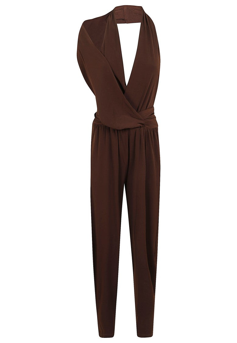 The Andamane Astra Open Back Halterneck Jumpsuit