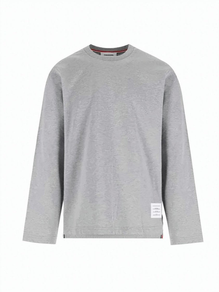 Thom Browne Oversized Long Sleeve Jersey Top