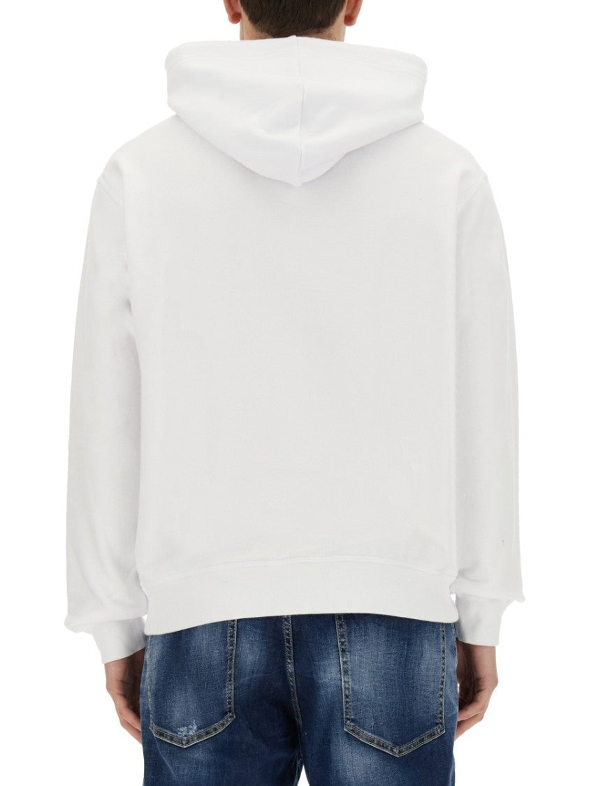 Dsquared2 Graphic Print Hooded Sweatshirt