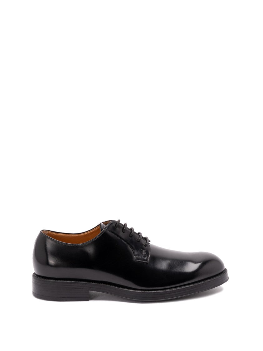 Tod's Polished Calf Leather Lace-Up Shoes