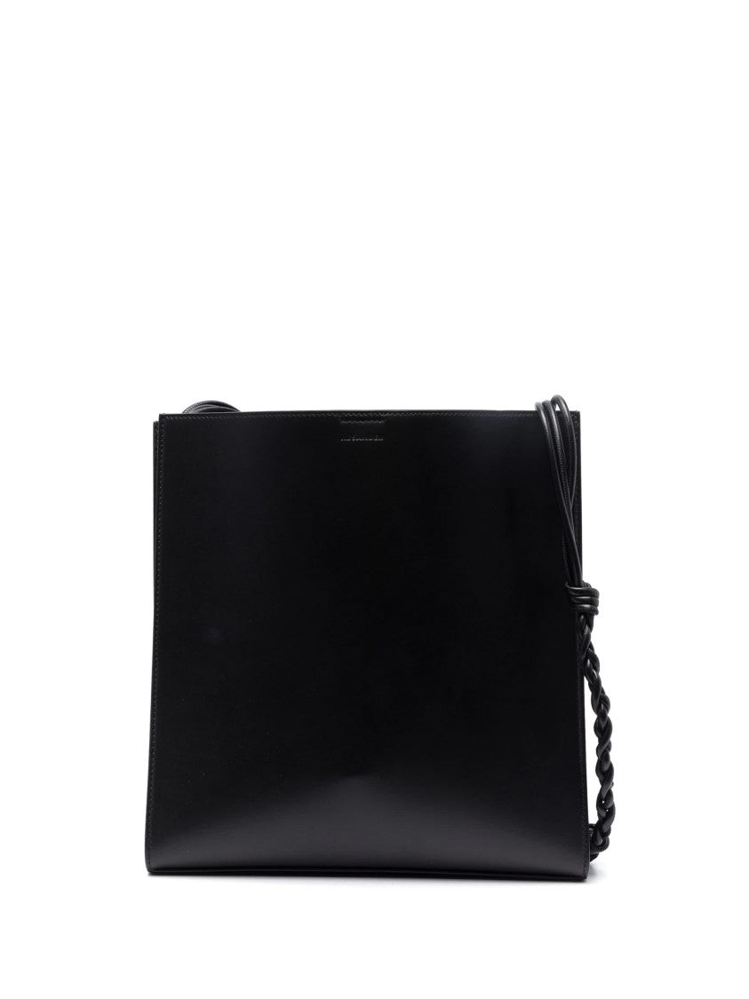 Jil Sander Black Tracolla Rectangular Leather Bag