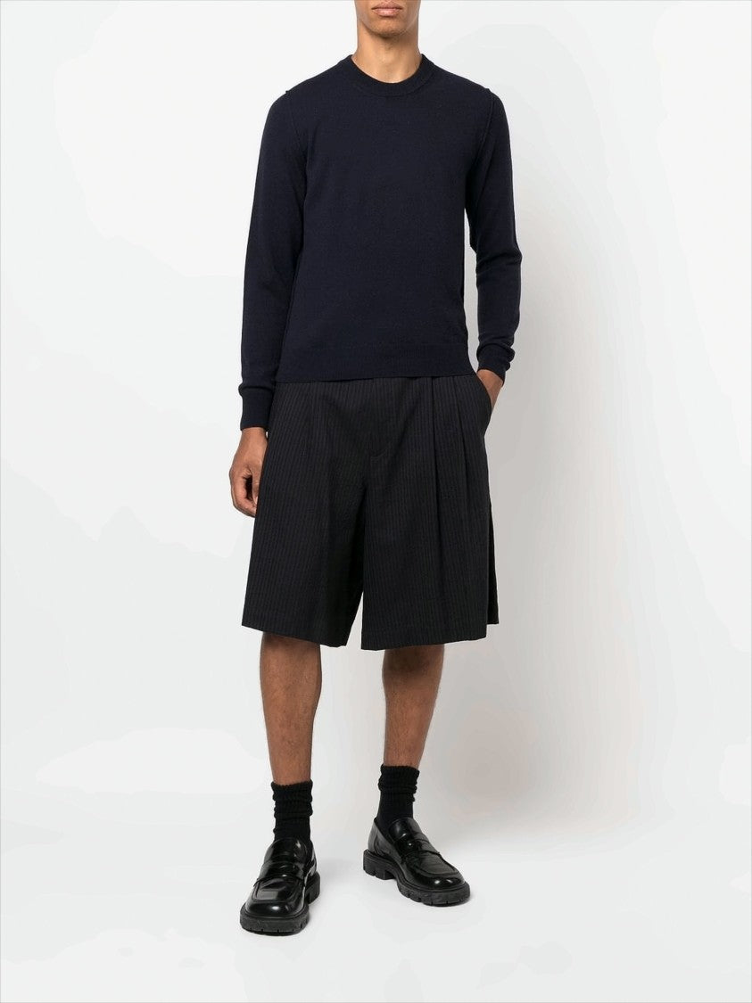 Maison Margiela Cashmere Sweater With Four-Line Stitch Detail