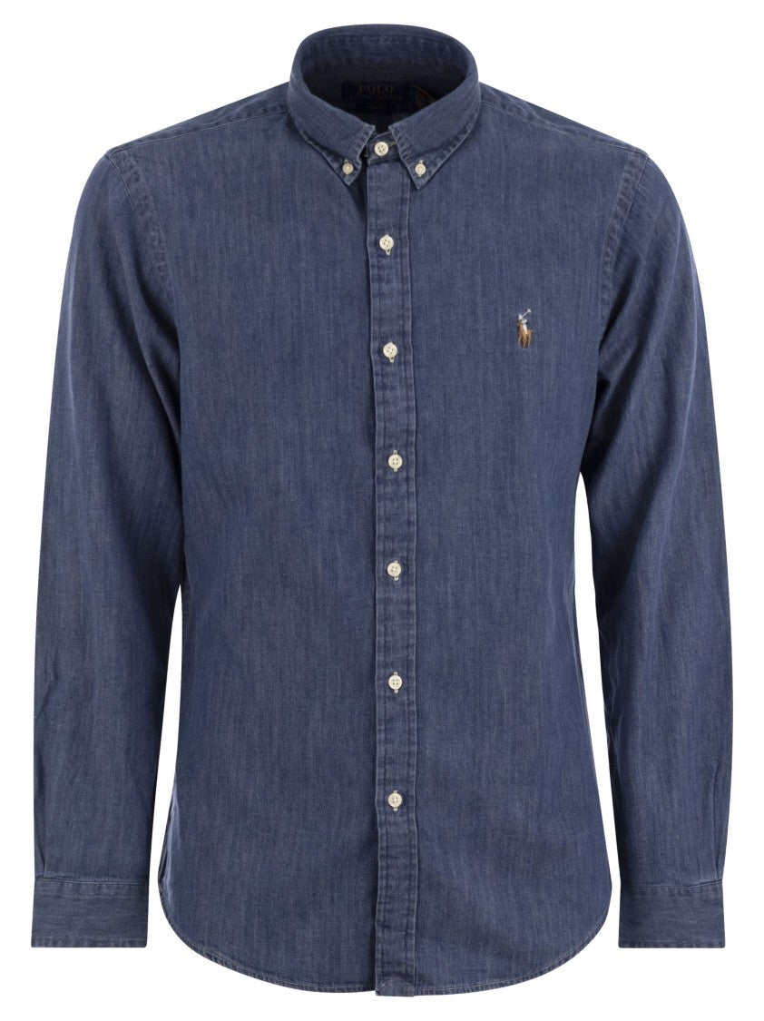 Polo Ralph Lauren Slim Fit Denim Sport Shirt