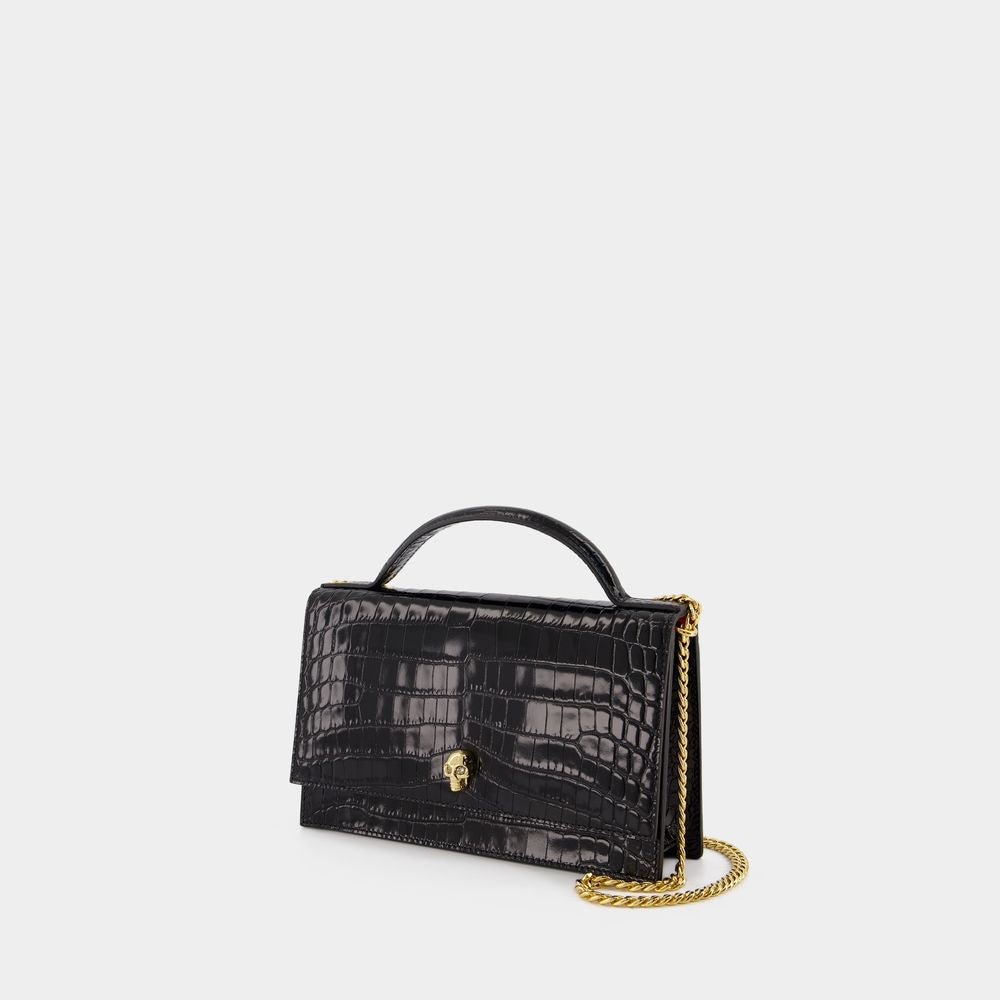 Alexander Mcqueen Medium Skull Crossbody - Leather - Black